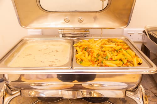 buffet served at Lakowe